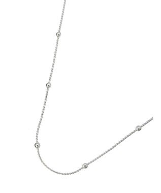 AMERICAN HOLIC ベビーパール・メタルボールＳＥＴネックレス Silver