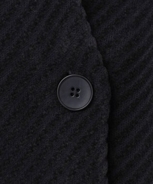 ICB L 【WEB限定カラーあり・洗える】 ジオメトリックパターン カーディガン チャコール系［WEB限定］