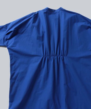 WHITE MAILS 【Kanocoコラボ】ビッグシルエット ワンピース＜洗える・抗菌・消臭・速乾・UVケア＞ ブルー