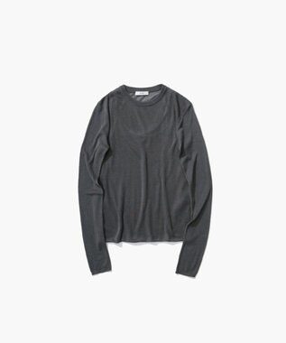 ATON TENCEL SILK CIRCULER RIB | クルー＆タンクレイヤード