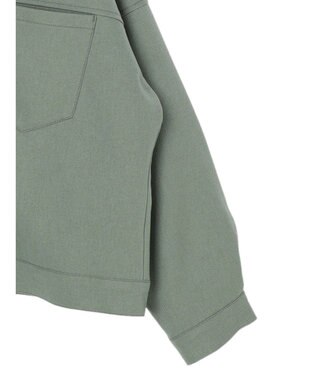 earth music&ecology ショート丈カバーオール Khaki