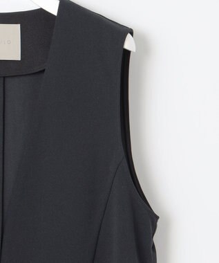 UNFILO 【セットアップ対応】BEAUTY MOVE ロングジレ ネイビー