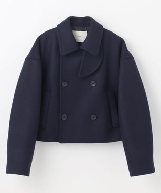 NAVE 【Nave】ダブルメルトン ショートPコート ネイビー系