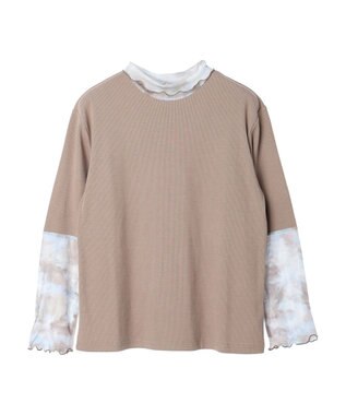 Green Parks ・ＲＡＹ　ＣＡＳＳＩＮ　タイダイシアーハイネック Mocha