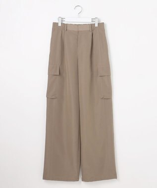 自由区 L 【17号サイズまで展開】ハイカウントカーゴ パンツ カーキ