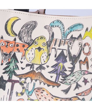 tsumori chisato CARRY ムーンライトアニマル ハンドバッグ ミニバッグ マルチ