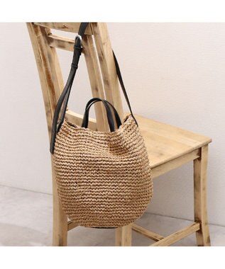 UNBILLION カシュカシュ cachecache / 丸底バケットクロッシュ2wayトート カゴバッグ ブラック