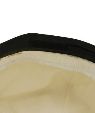 MOONBAT PAUL & JOE ACCESSOIRES ロゴ刺繍ツイードベレー ホワイト