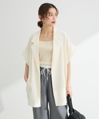 Green Parks ・ＥＬＥＮＣＡＲＥ　ＤＵＥ　ショートスリーブジャケット Ivory