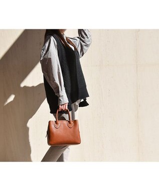 genten ミネルヴァ 手提げバッグ チャ