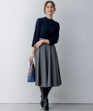 組曲 S 【WEB限定・2SET】ベーシックツイン ニット ネイビー系