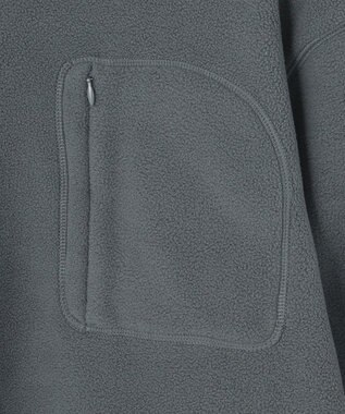 J.PRESS YORK STREET 【UNISEX】フリースクルーネックプルオーバー グレー系