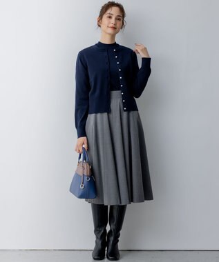 組曲 S 【WEB限定・2SET】ベーシックツイン ニット ネイビー系