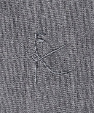 組曲 KIDS 【150-170㎝】 クラシカルグレーワンピース グレー