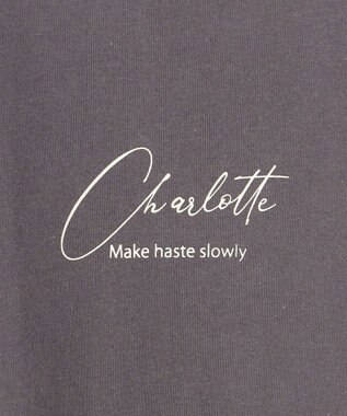 Feroux スクリプトプリント Tシャツ グレー系