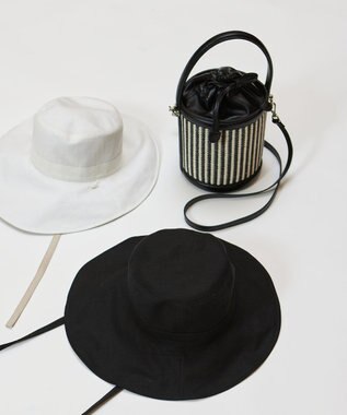 ICB 【2WAY仕様】バケットショルダー ブラック系