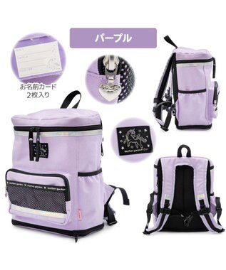 Mother garden マザーガーデン  スクエアリュック 【Mサイズ】  《パープル》 パープル