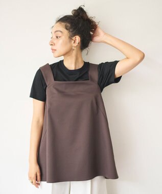 #Newans チュニックビスチェ ブラウン