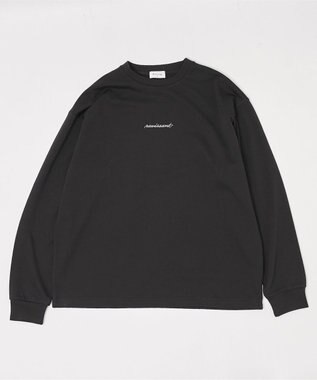 WEGO 【ユニセックス着用/UVカット/軽量/接触冷感//毛玉レス/しわになりにくい/ストレッチ/MLサイズ展開】AIRFUNCTIONシンプルロゴT（しわに ブラック