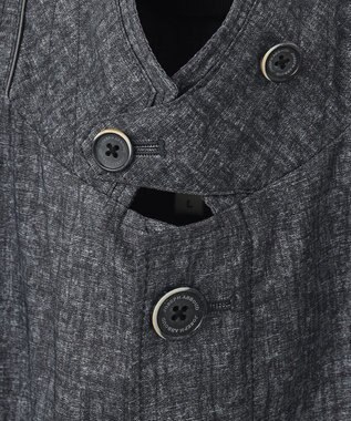 JOSEPH ABBOUD 【キングサイズ・軽量・撥水加工】メランジストレッチジャケットブルゾン グレー系