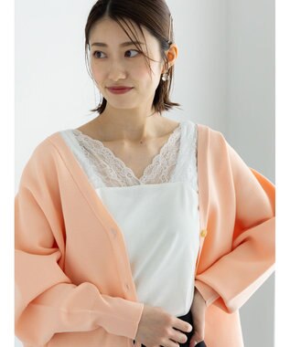 Te chichi 前後2WAYレースネックタンクトップ