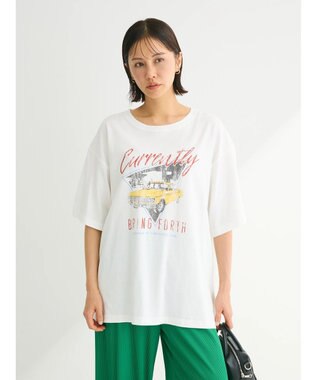 Green Parks ウ゛ィンテージカーロゴチュニック Off White