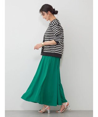 AMERICAN HOLIC サラックールギャザースカート Blue Green