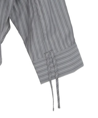 Green Parks ドロストシャーリングウエストタックシャツ Charcoal Gray