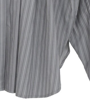 Green Parks ドロストシャーリングウエストタックシャツ Charcoal Gray