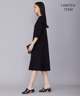 ICB 【WEB限定】コットンコンプレッシャー ワンピース ブラック系