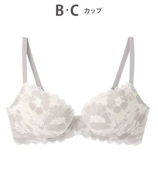 AMPHI ノンワイヤーブラ 谷間メイク ボリュームアップ Aカップあり 【BRAGENIC ブラジェニック プラスタイプ】 ブラジャー ブラ ワイヤレス BMI451 アンフィ／ワコール