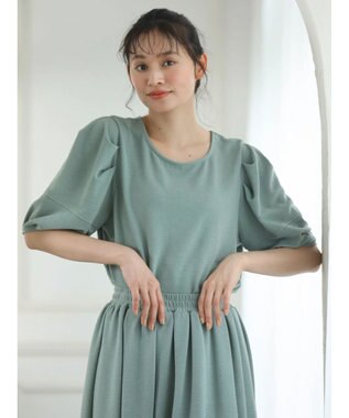 Green Parks ・ＳＵＧＡＲ　ＳＰＯＯＮ　ランタンスリーブプルオーバー Green