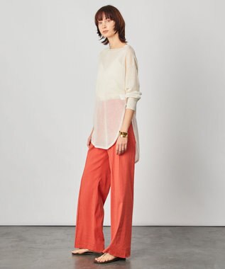 BEIGE， FOURAS / ワイドパンツ Punjab x Ecru