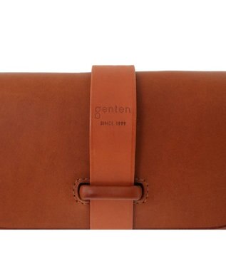 genten サドルベルト ヌオーバ 横型コンパクトショルダーバッグ チャ