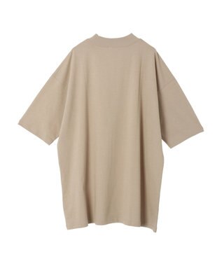 CRAFT STANDARD BOUTIQUE モックネックリングドットチュニック Gray Beige