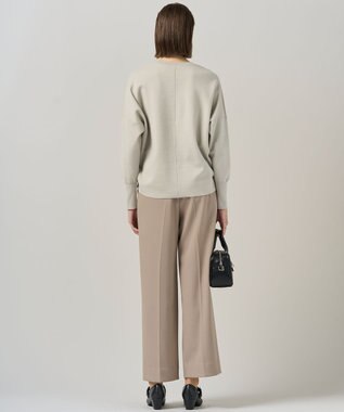 ICB 【洗える】 シルキーウールダブルフェイス ニットプルオーバー トープ