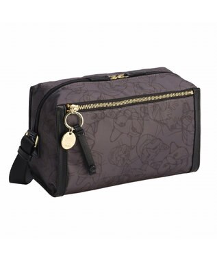 ACE BAGS & LUGGAGE HAyU × ace.  ユッカ ショルダーバッグ 17832 チャコール（ネコヘッド柄）