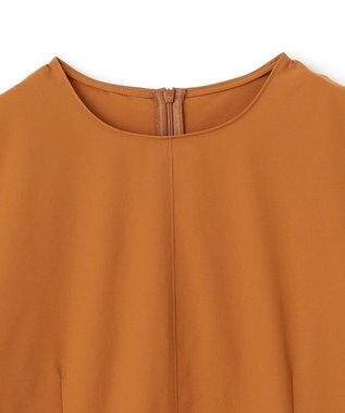 UNFILO FINE MOVE ランタンスリーブワンピース キャメル