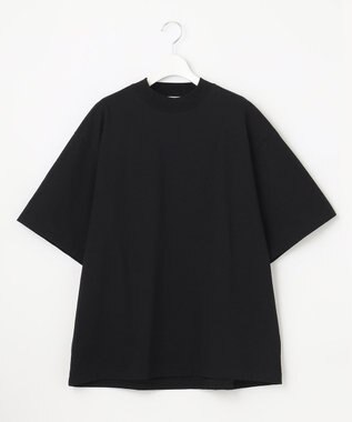 UNFILO MENS 多機能 モックネックＴシャツ ブラック