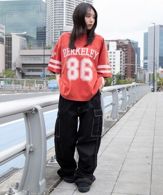 WEGO 【ユニセックス着用ITEM/MLサイズ展開】ナンバリングT（SS） レッド