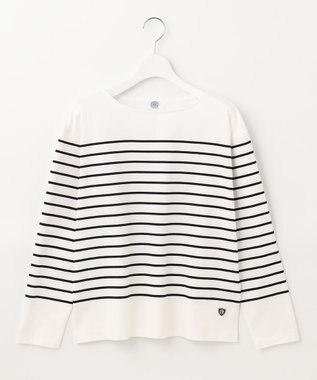 J.PRESS LADIES バスクボーダー カットソー ネイビー系1