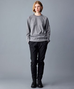 JOSEPH ABBOUD MOUNTAIN 【ソフト/吸水速乾】メランジバックメッシュ Tシャツ グレー系