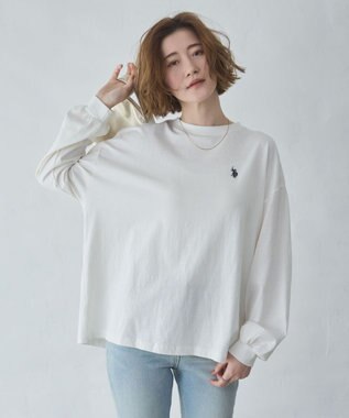 WEGO 【大好評により再入荷！】USPOLOだぼそでカラーロンT