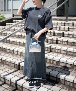 WEGO 【綿100%】ヴィンテージウォッシュグラフィックTシャツ 柄7