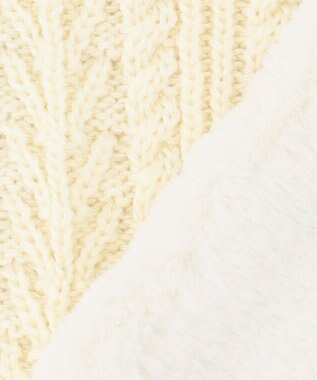 23区GOLF ギフトにも最適！【WOMEN】ニット ネックウォーマー ホワイト系