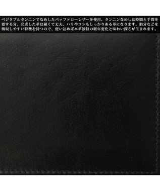 UNBILLION Otias バッファローレザーカブセ長財布 ブラック
