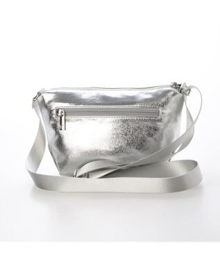 UNBILLION カシュカシュ cachecache / メタリック舟型ショルダー シルバー