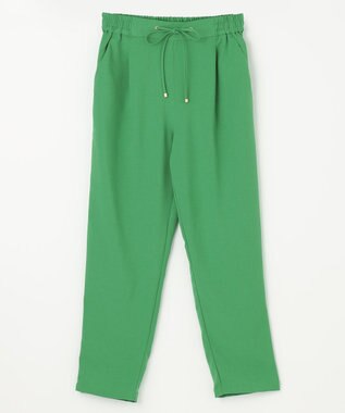ANY 【接触冷感・UVケア】イージーケア美脚 パンツ ライトグリーン