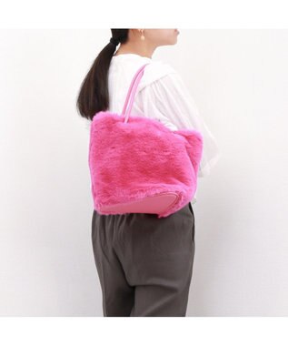 UNBILLION カシュカシュ cachecache / フェイクラビットハトメトートバッグ