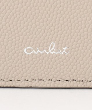 airlist 【収納力・バイカラー】二つ折り財布　Stella　ステラ グレージュ×イエロー